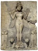 Burney relief. Queen of the Night. Old Babylonian. 1900 BC-1800 BC. British Museum.