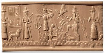 The Adda Seal, Sippar 2300 BC. British Museum, London.